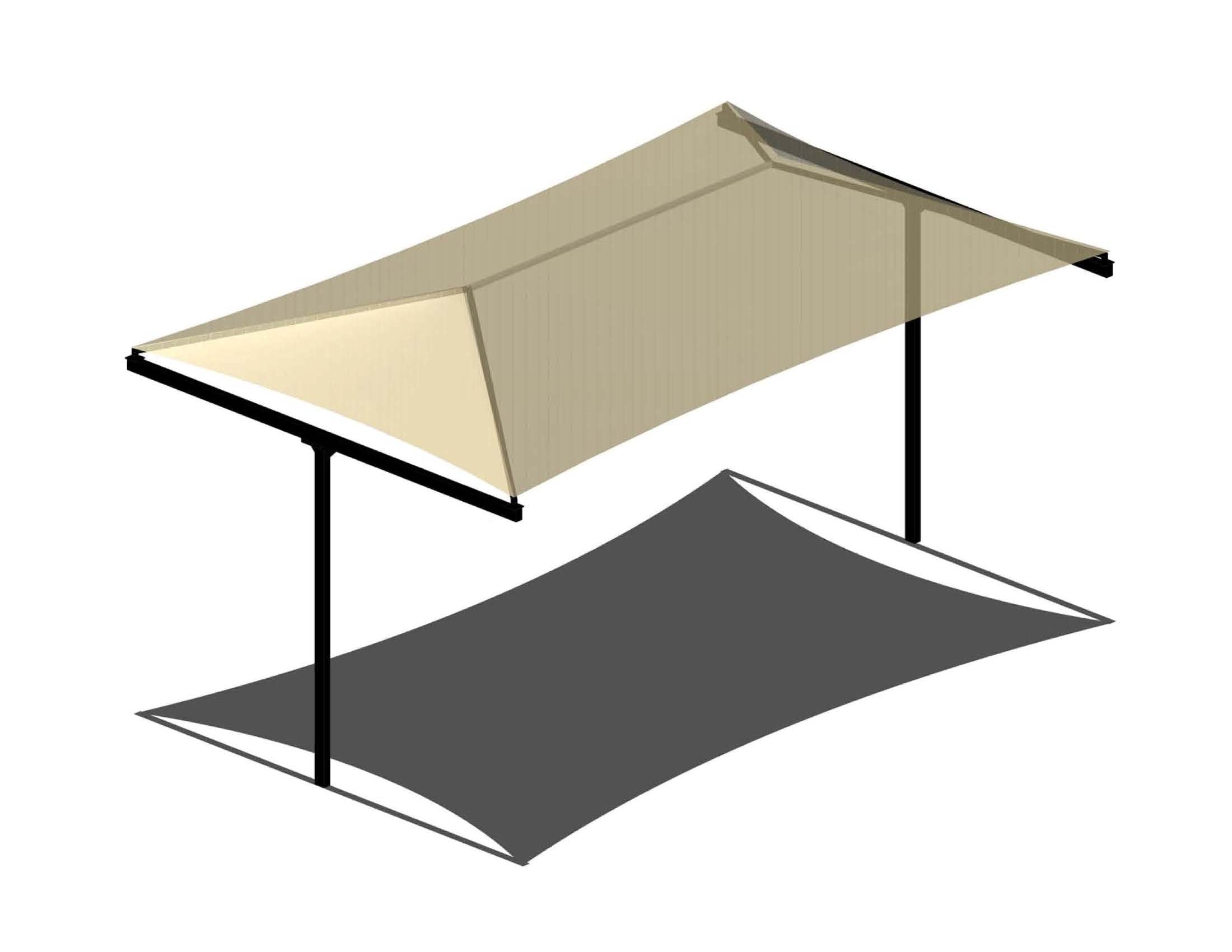 T-Post Hip Shade Structure