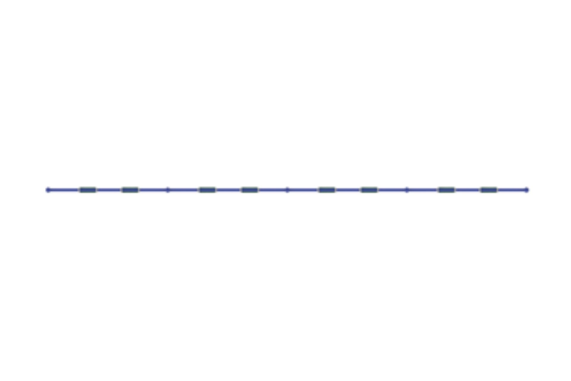 Overhead view of blue single post swing frame with eight swings and sturdy metal construction
