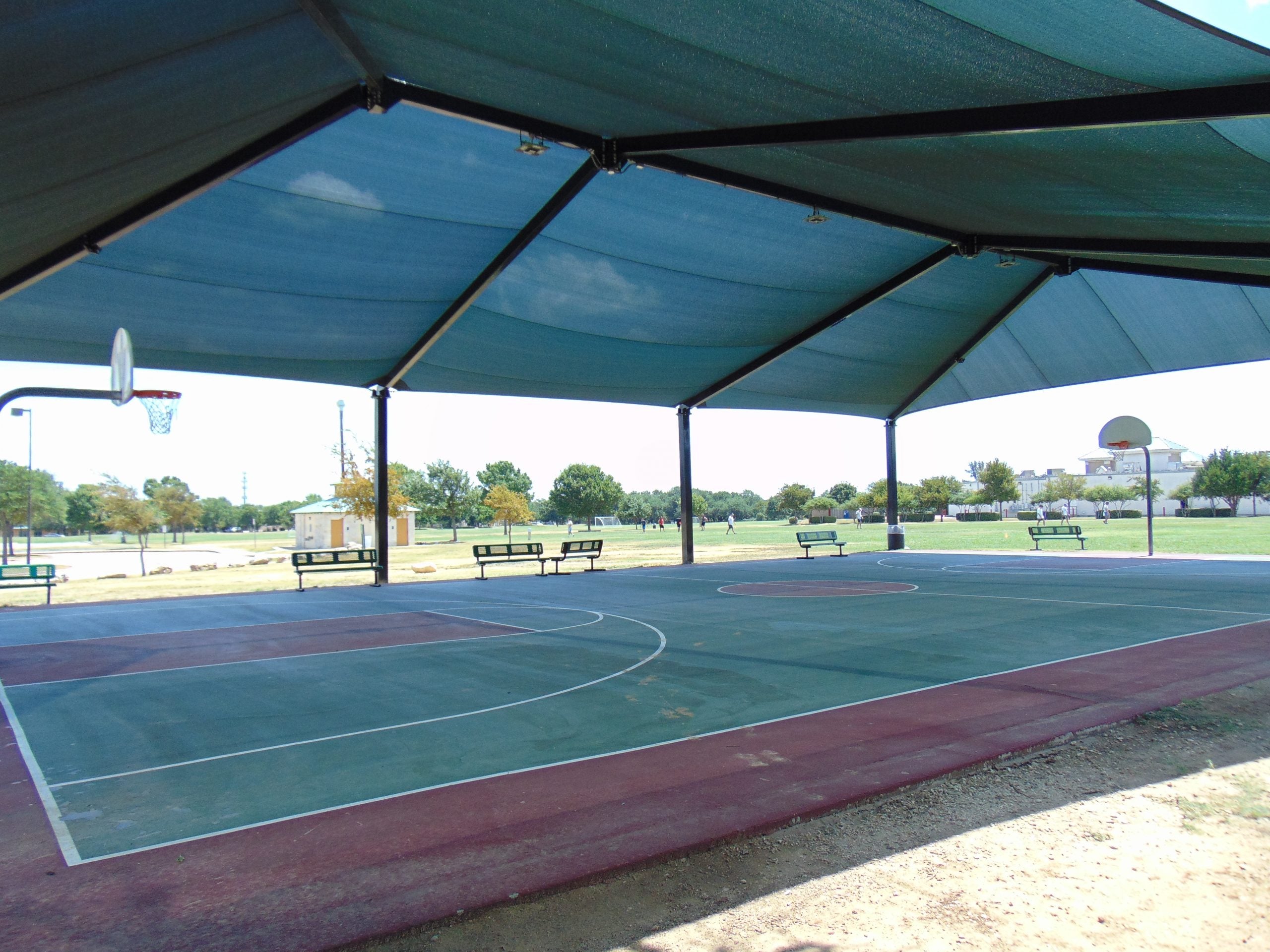 8 Post Extended Hip Shade Structure