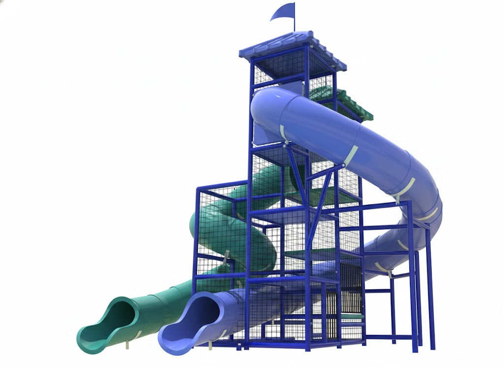 Lake Victoria Commercial Water Slide | WillyGoat Playgrounds