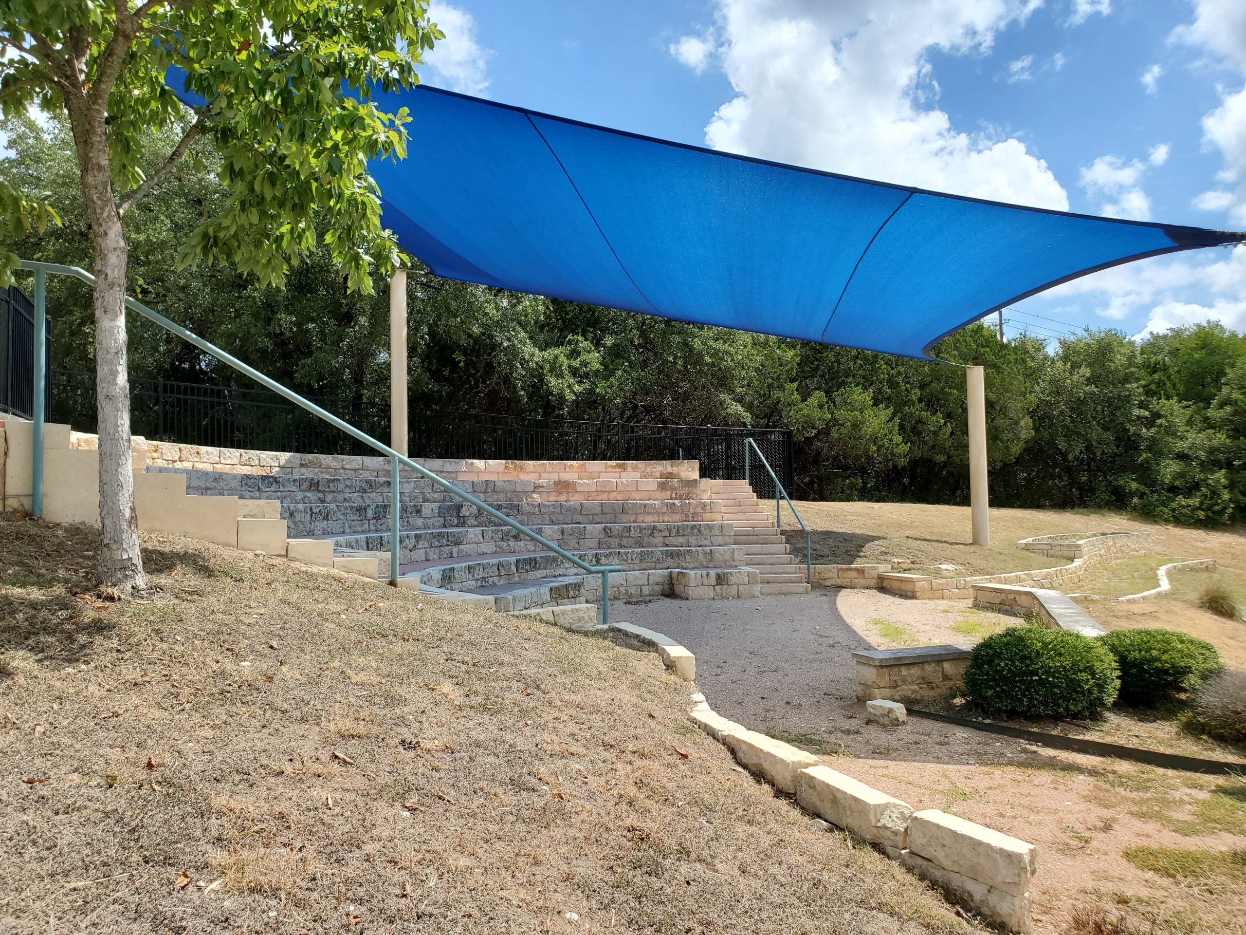 4 Point Sail Shade Structure