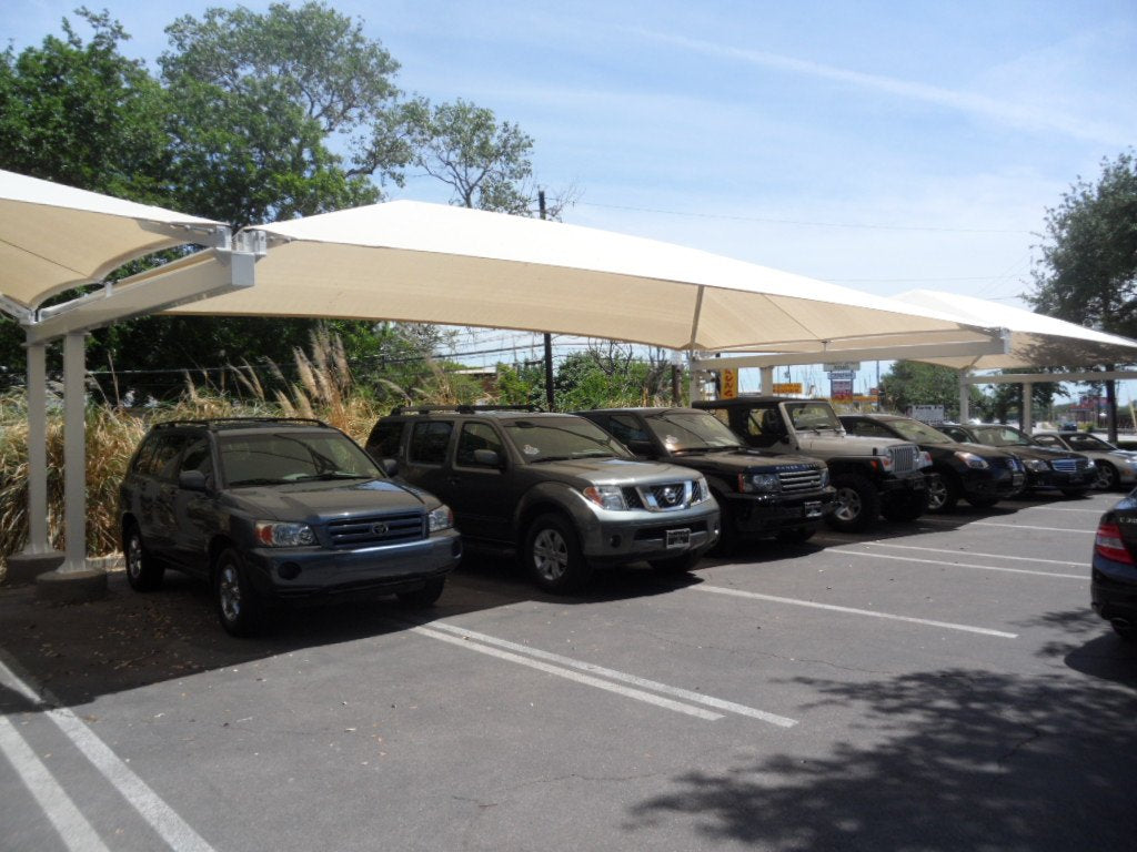 Semi Cantilever Hip Shade Structure