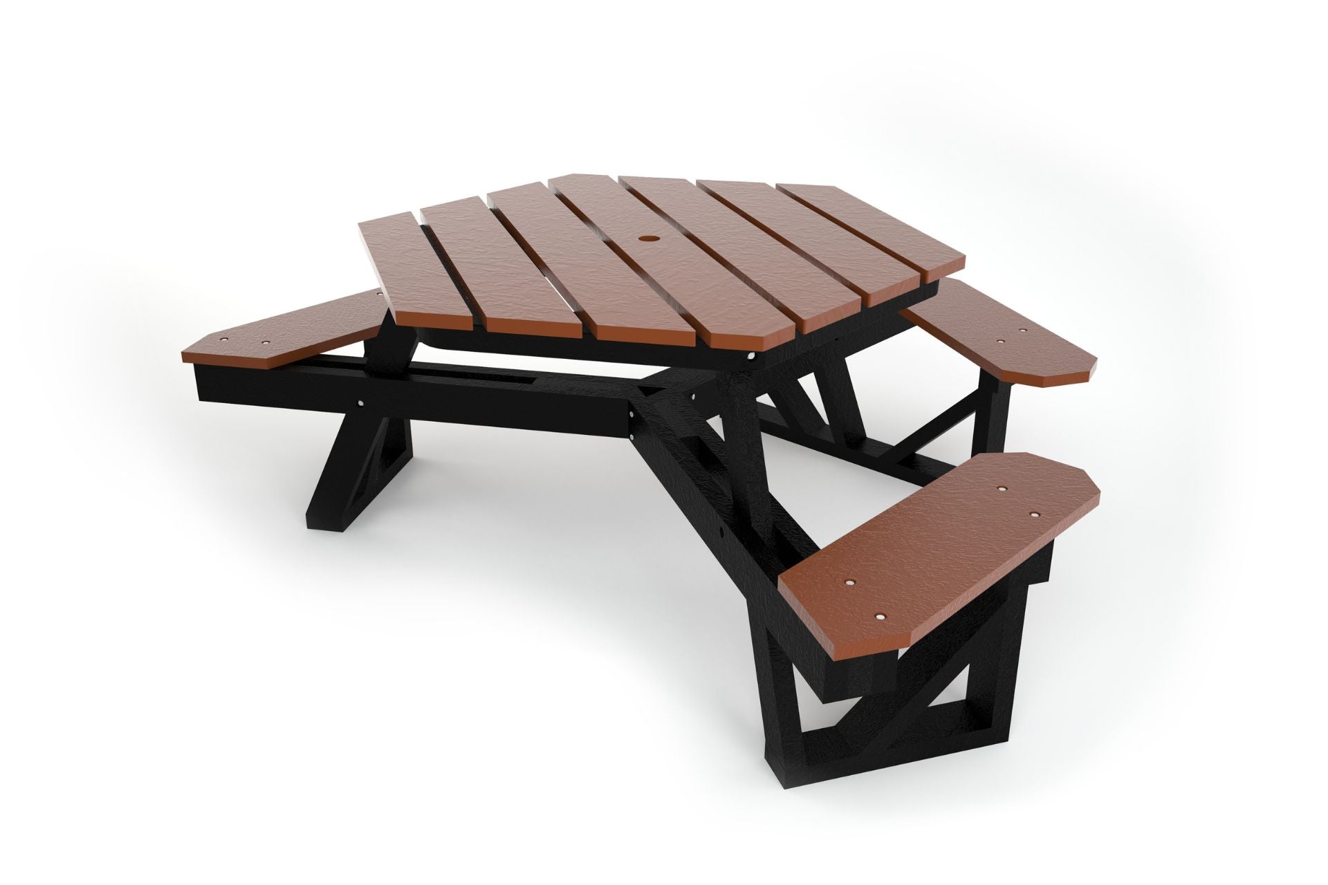 Hexagon Picnic Table Global Industrial™ 6' Hexagon Picnic Table,