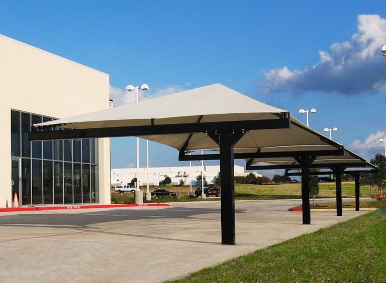Offset Cantilever Hip Shade Structure