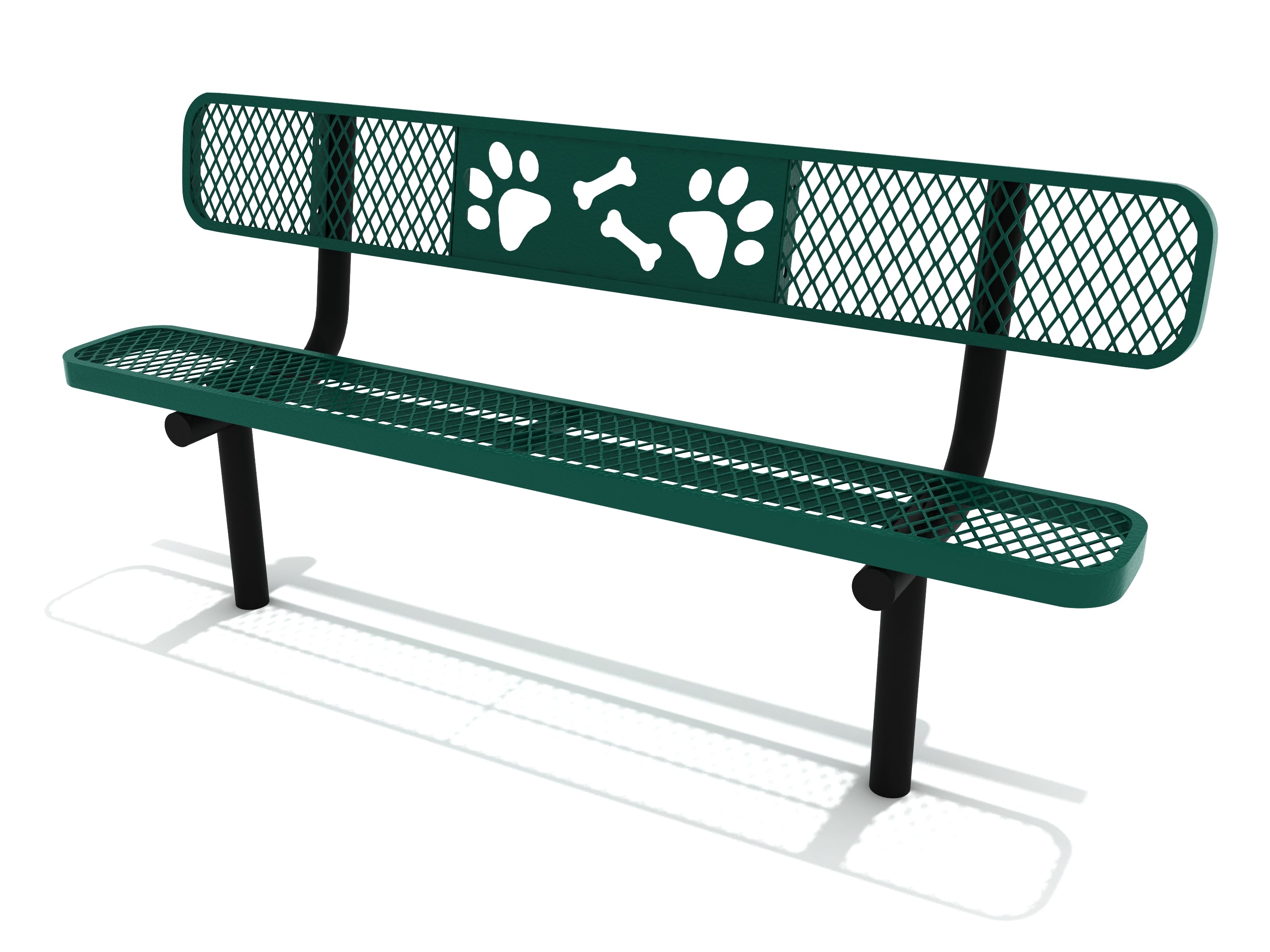 6 ft Dog Park Bench