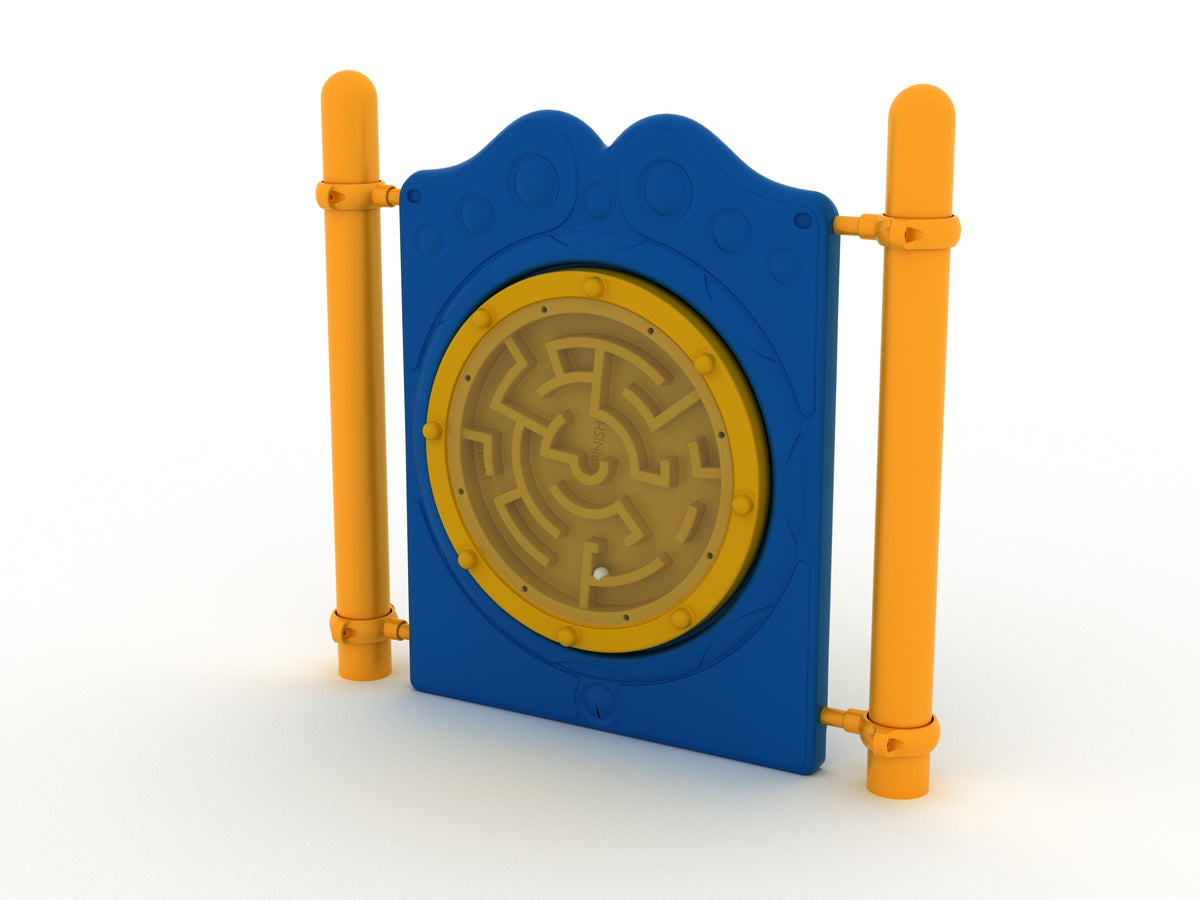 Freestanding Ball Maze Panel with Posts