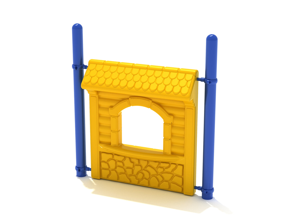 Freestanding Store Panel with Posts