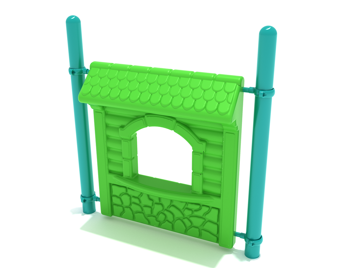 Freestanding Store Panel with Posts