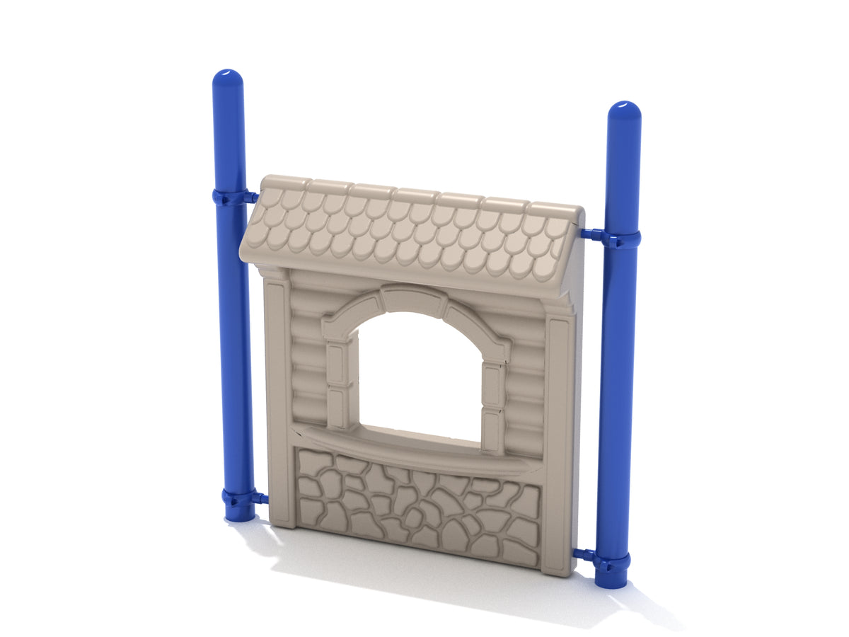 Freestanding Store Panel with Posts