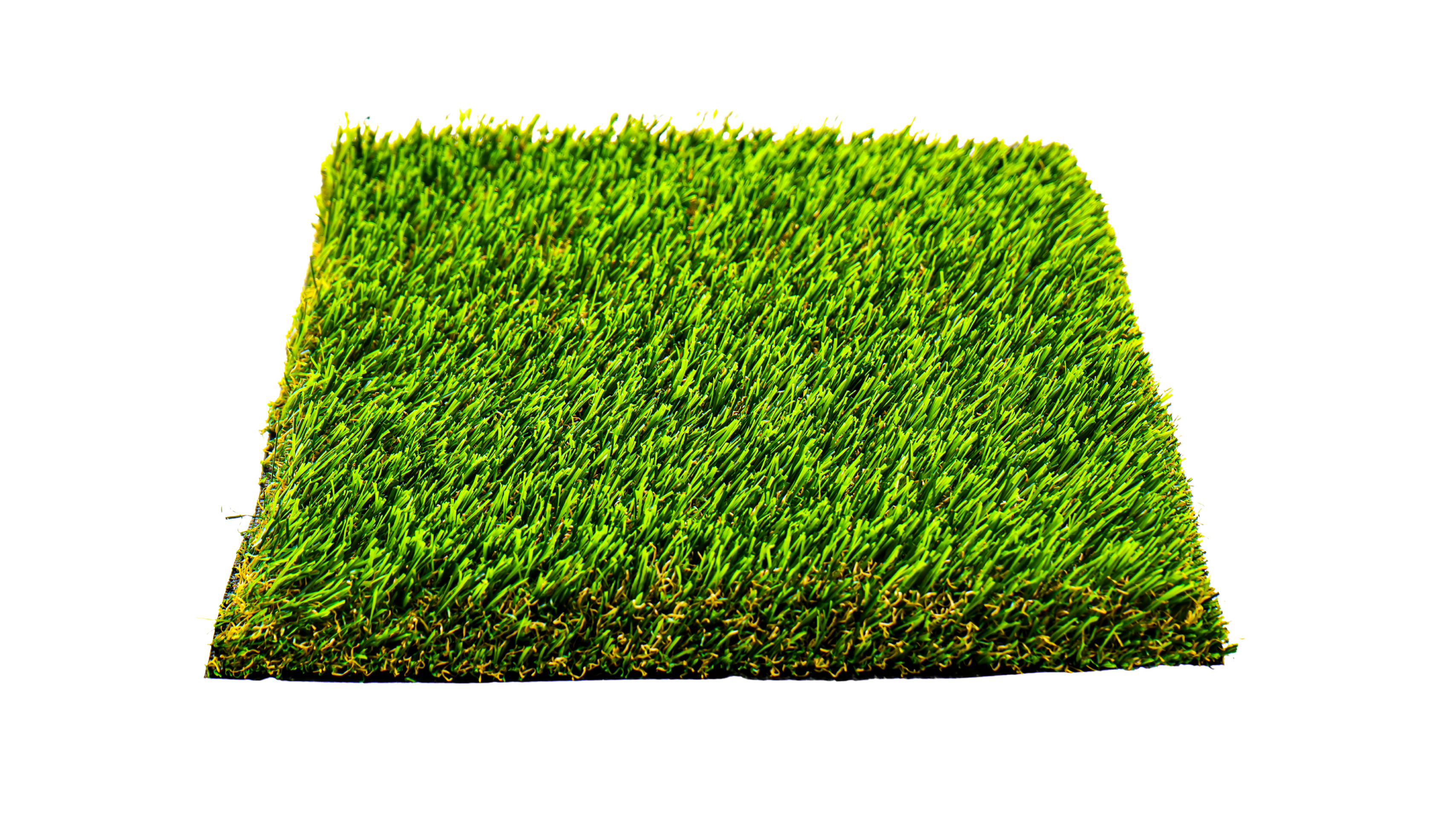 Dense, weather-resistant artificial playground turf with vibrant green fibers mimicking natural grass for safe, durable play surfaces