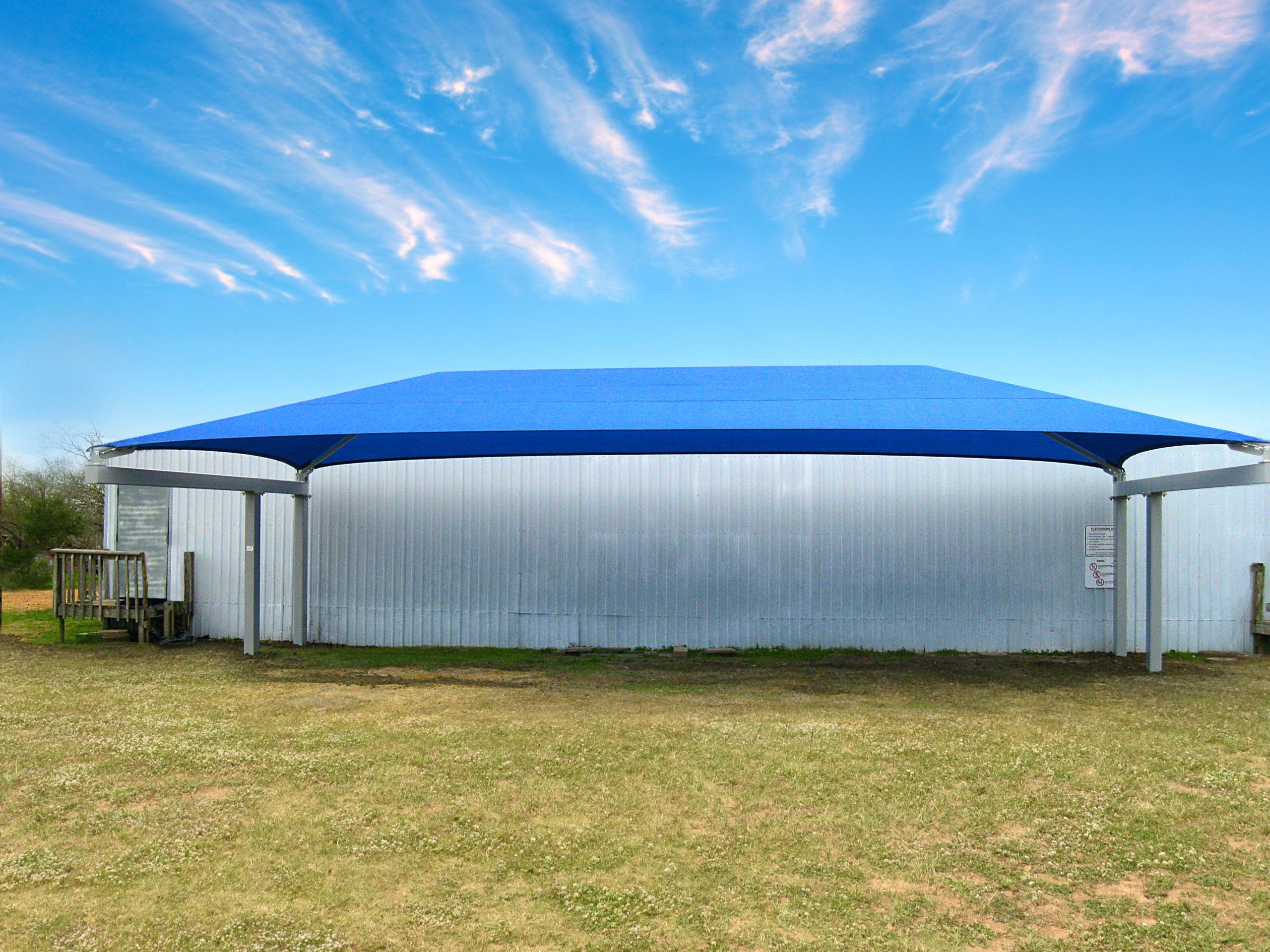Semi Cantilever Hip Shade Structure