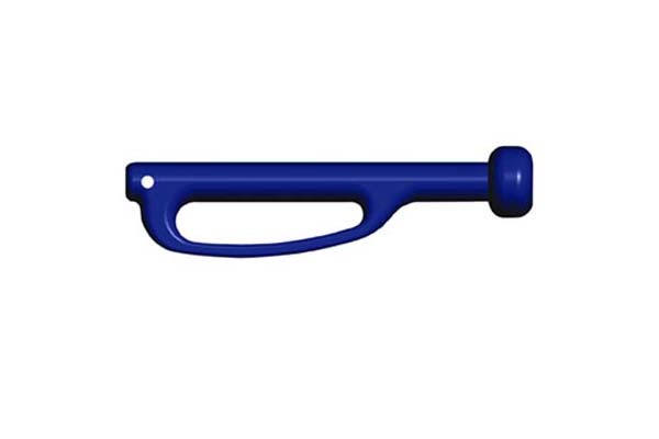 Harmony Park Replacement Mallets Yantzee Inclusive blue ergonomic mallet with rounded head and grip for acoustic instruments