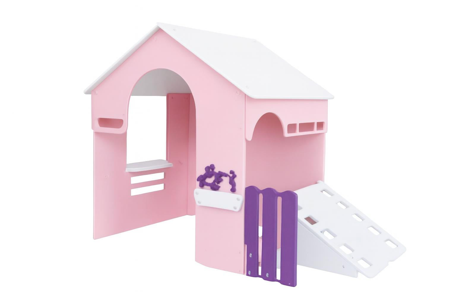 Tot Town Outdoor Tot House (Pink)