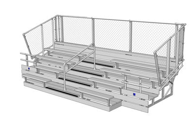 ADA Series Galvanized Steel Frame Bleachers