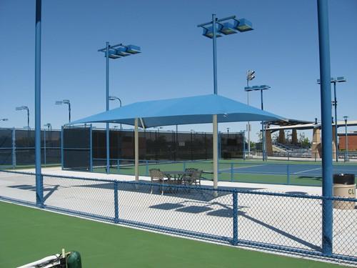 Hip Roof Shade Structure with 2 Posts | WillyGoat Parks and Playgrounds