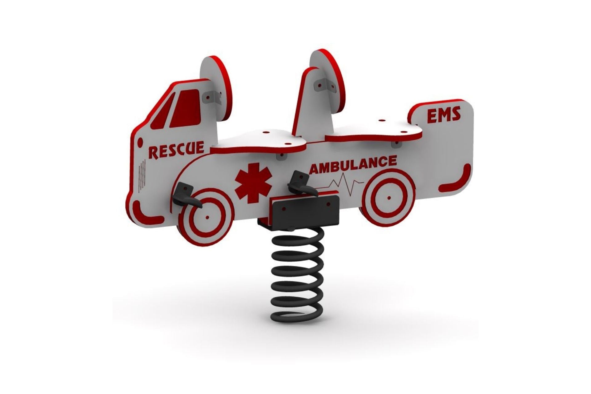 Ambulance 2 Person Spring Rider
