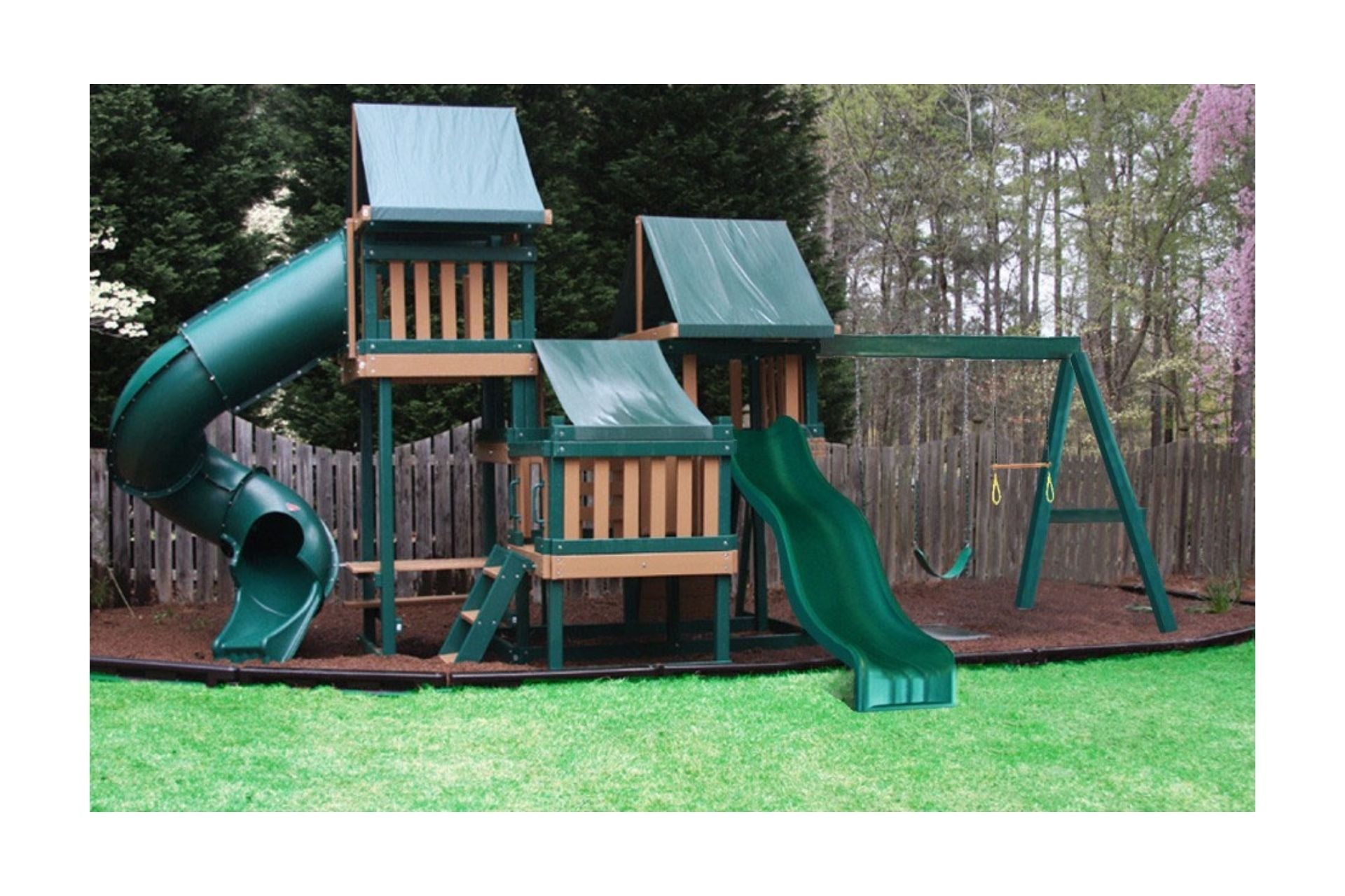 Congo Monkey Wooden Swing Set Design 4