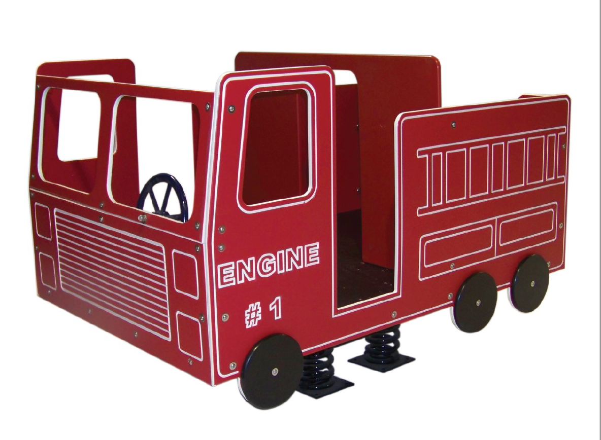 Fire Truck Multi Spring Rider