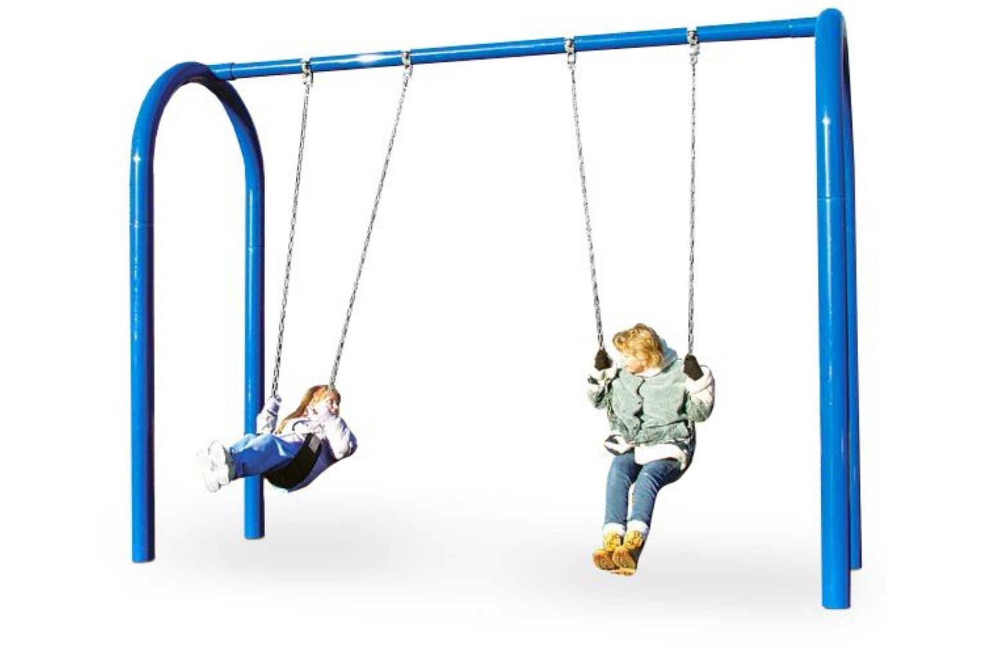 Single Post Swing Set - The 4 Kids