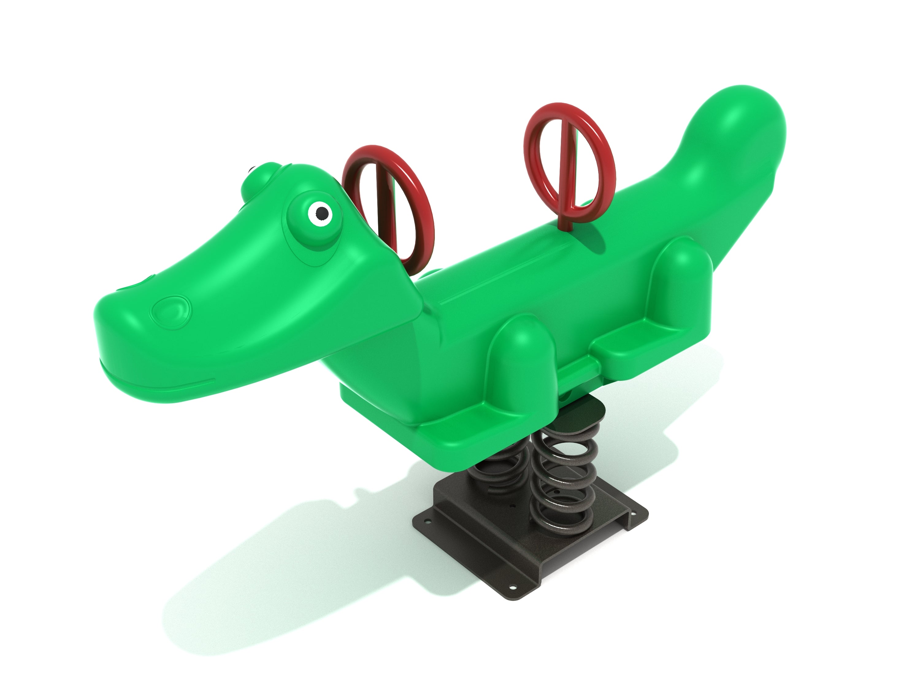 After While Crocodile Two Person Fun Bouncer Side View