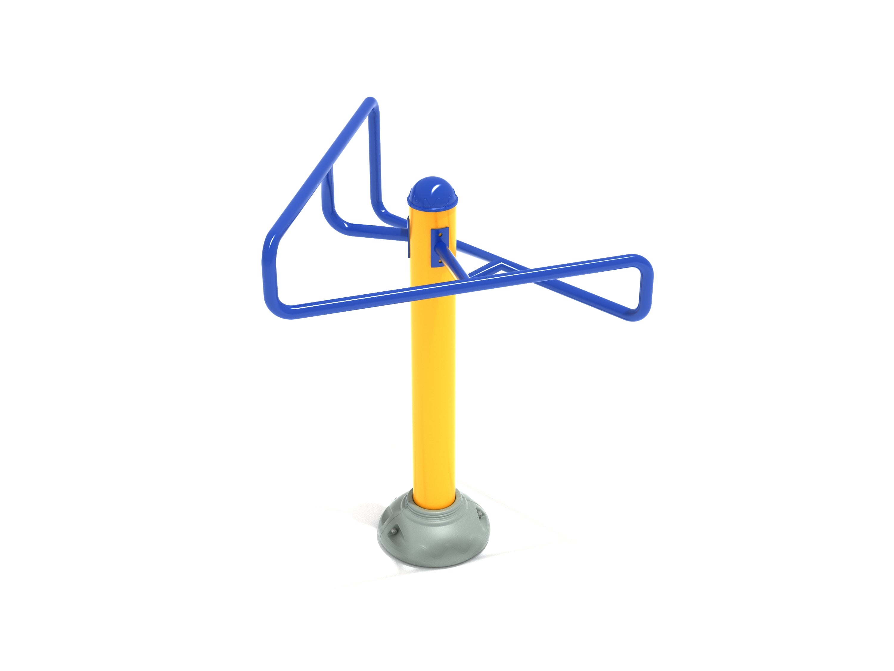 Double Station Stretching Post Primary Colors