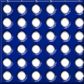 Blue perforated metal tabletop with evenly spaced round holes and textured thermoplastic finish, durable outdoor picnic table surface