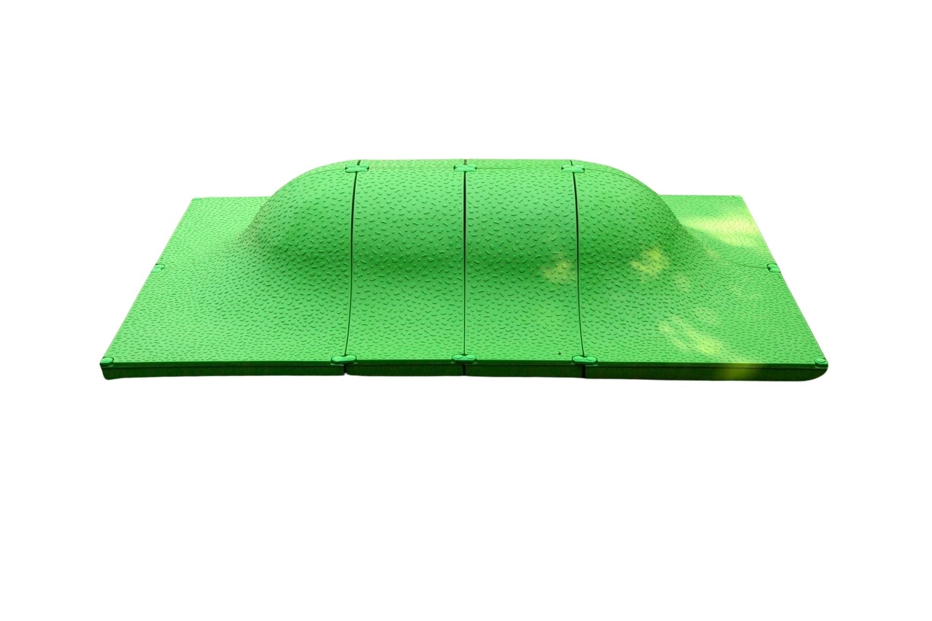 Snug Play Standard Mound green textured rounded interactive playground equipment promoting active, inclusive outdoor play and creativity