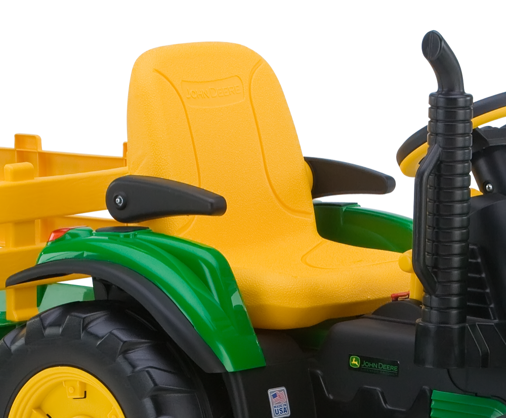 John Deere Ground Force Tractor With Trailer | WillyGoat Playground & Park Equipment