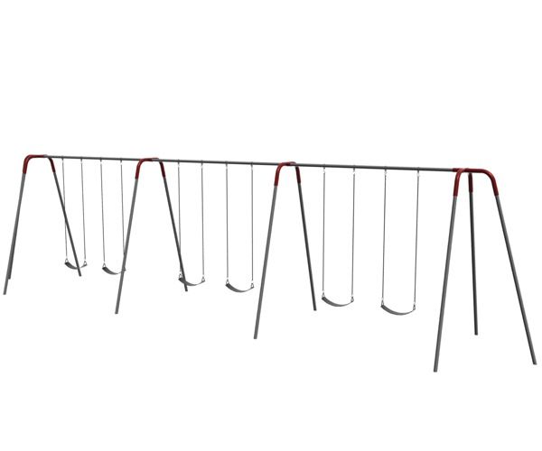 Heavy Duty Modern Swing Set - Your Choice of 2 to 8 Seats, 8 to 12 Feet Tall