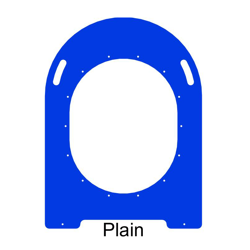 Blue rounded rectangular climbing tunnel with ventilation holes and side cutouts for visibility and airflow