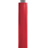 Safety Pole Pad - Round 4 Foot Tall red cylindrical foam padding wrapped around a playground pole with durable Velcro fastening