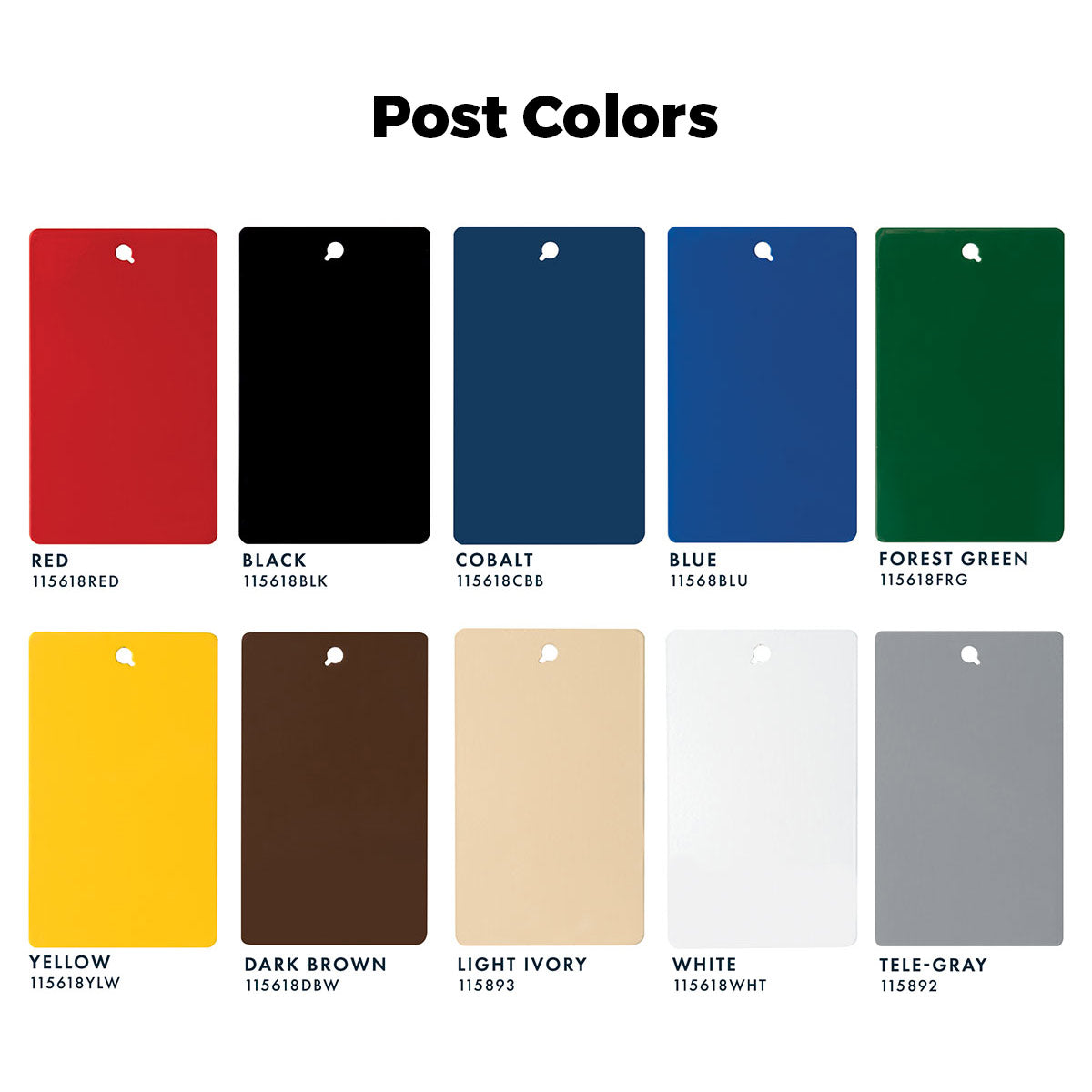 Shade structure post color & options