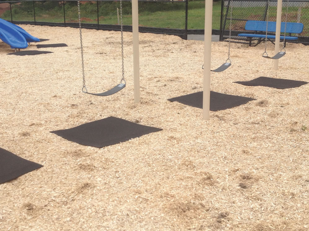 Rubber Playground Mats - Swing Sets Mats