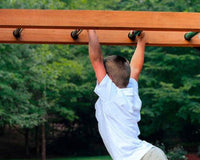 How To Set Up Monkey Bars In Your Backyard - Wooden monkey bars