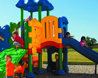 The Most Popular Playground Equipment in the U.S. - Discovery Range Playground With Roof