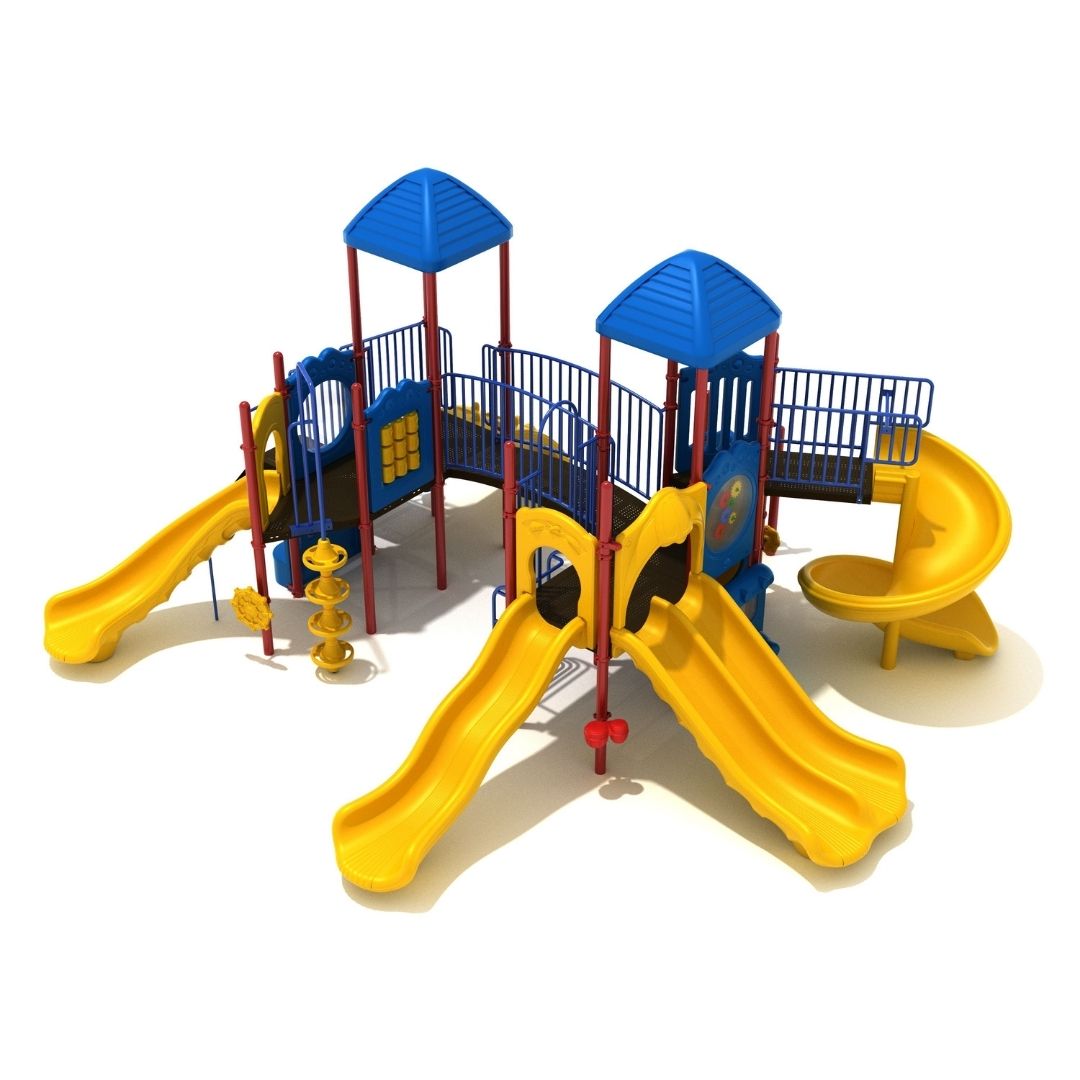Buy Kids Net Swing Park Playground Equipment Wooden Garden Swing