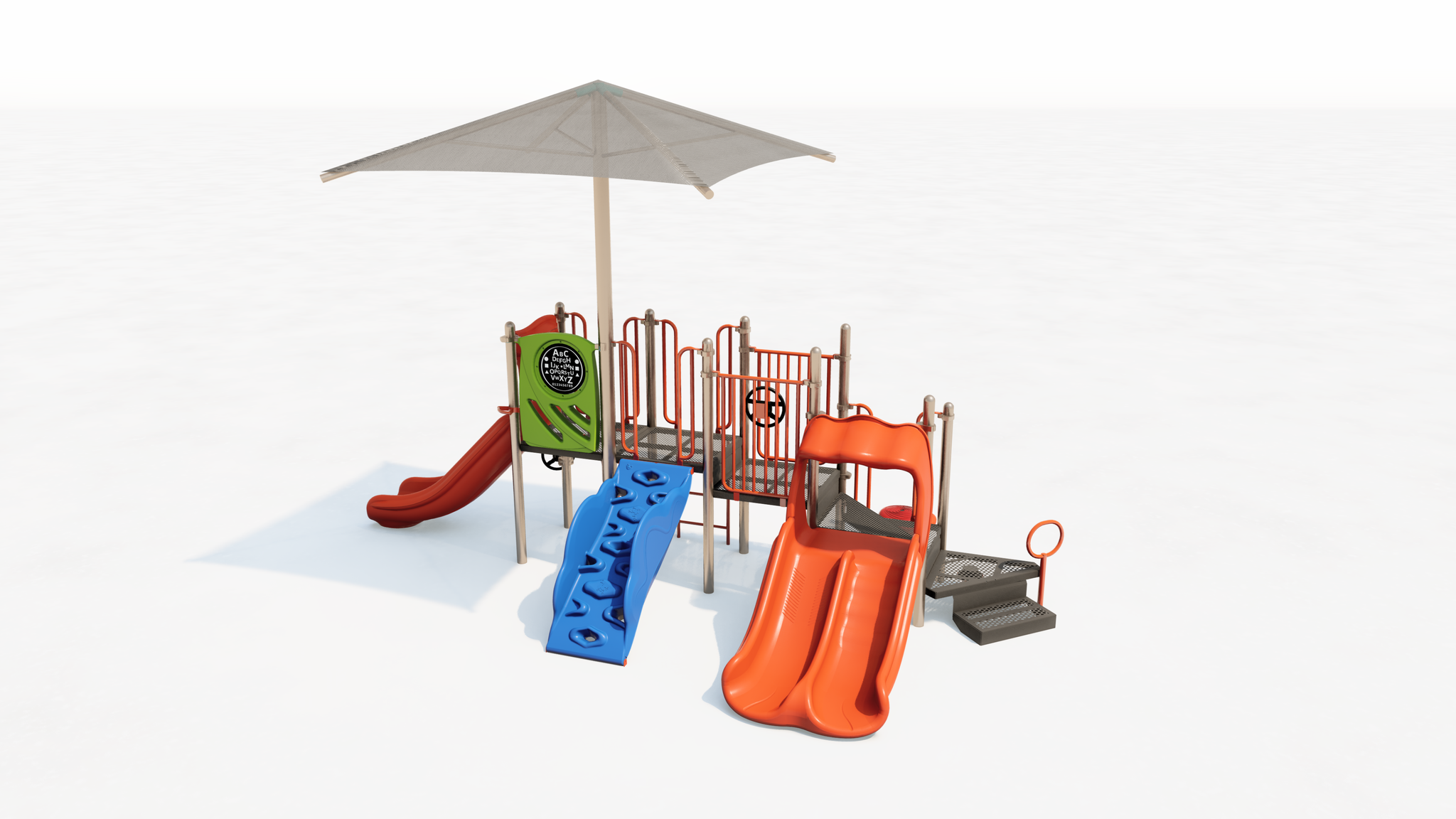 Playground with Shade Structure