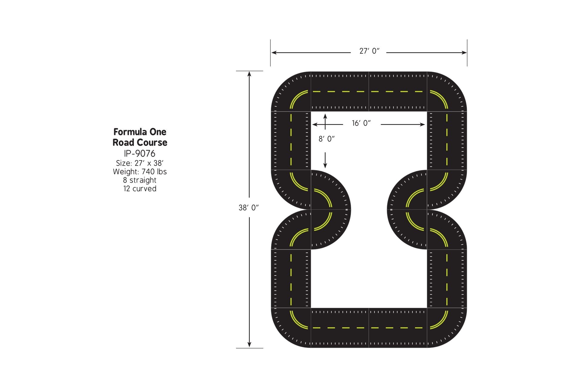 Formula One Road Course Trike Path