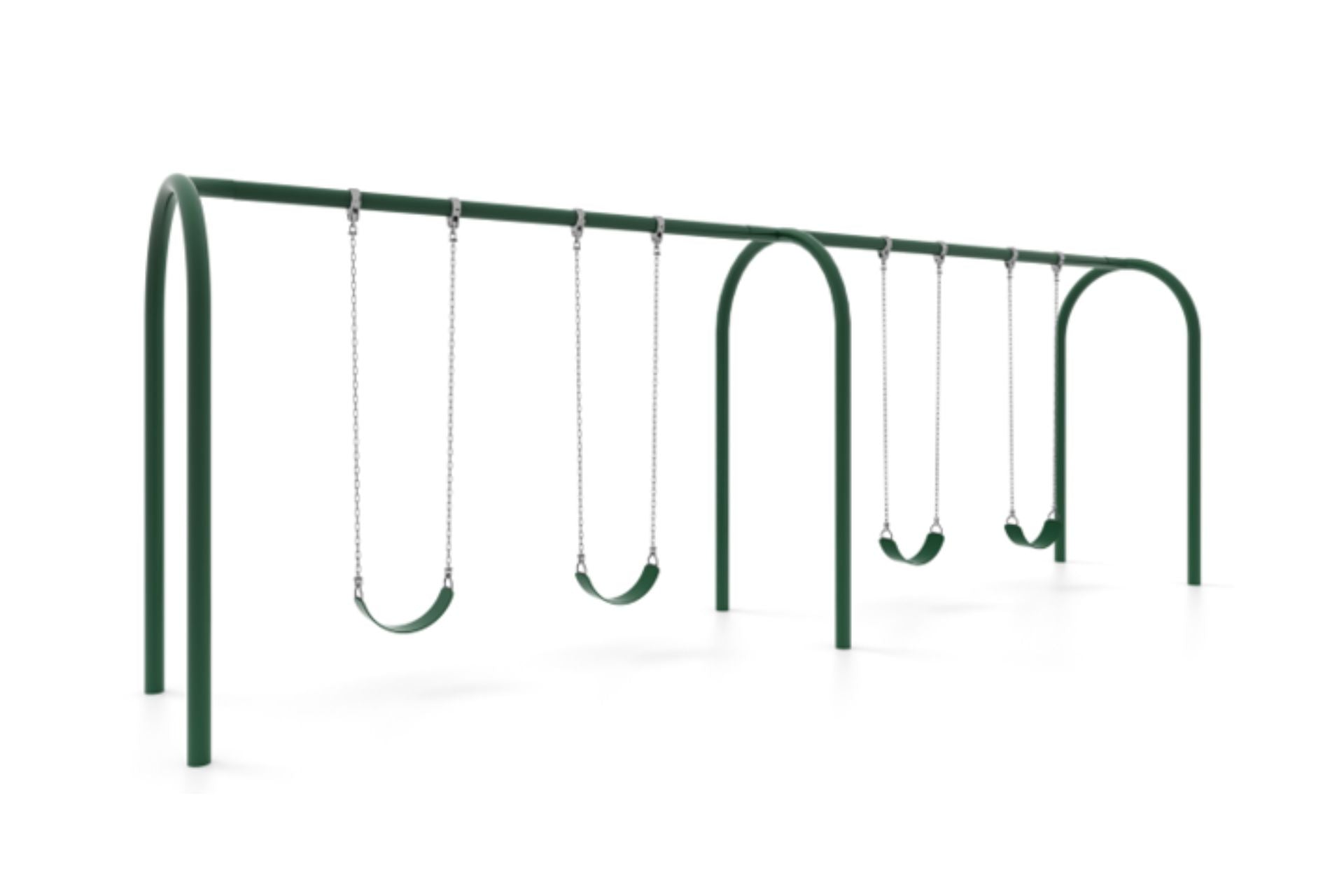 3.5 Inch Metal Post Arch Swing Set WillyGoat Playgrounds