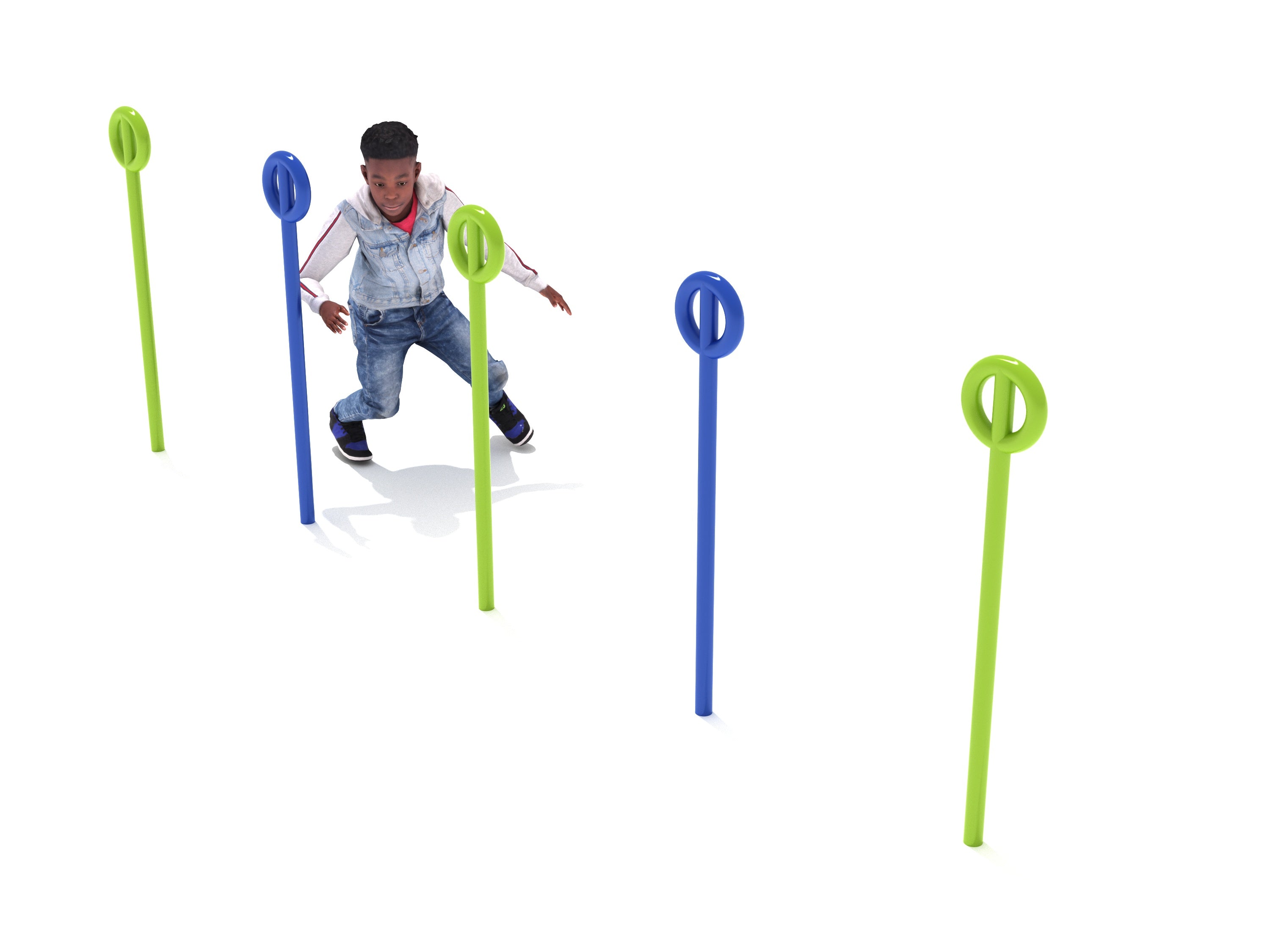 Agility Poles (Set of 5)