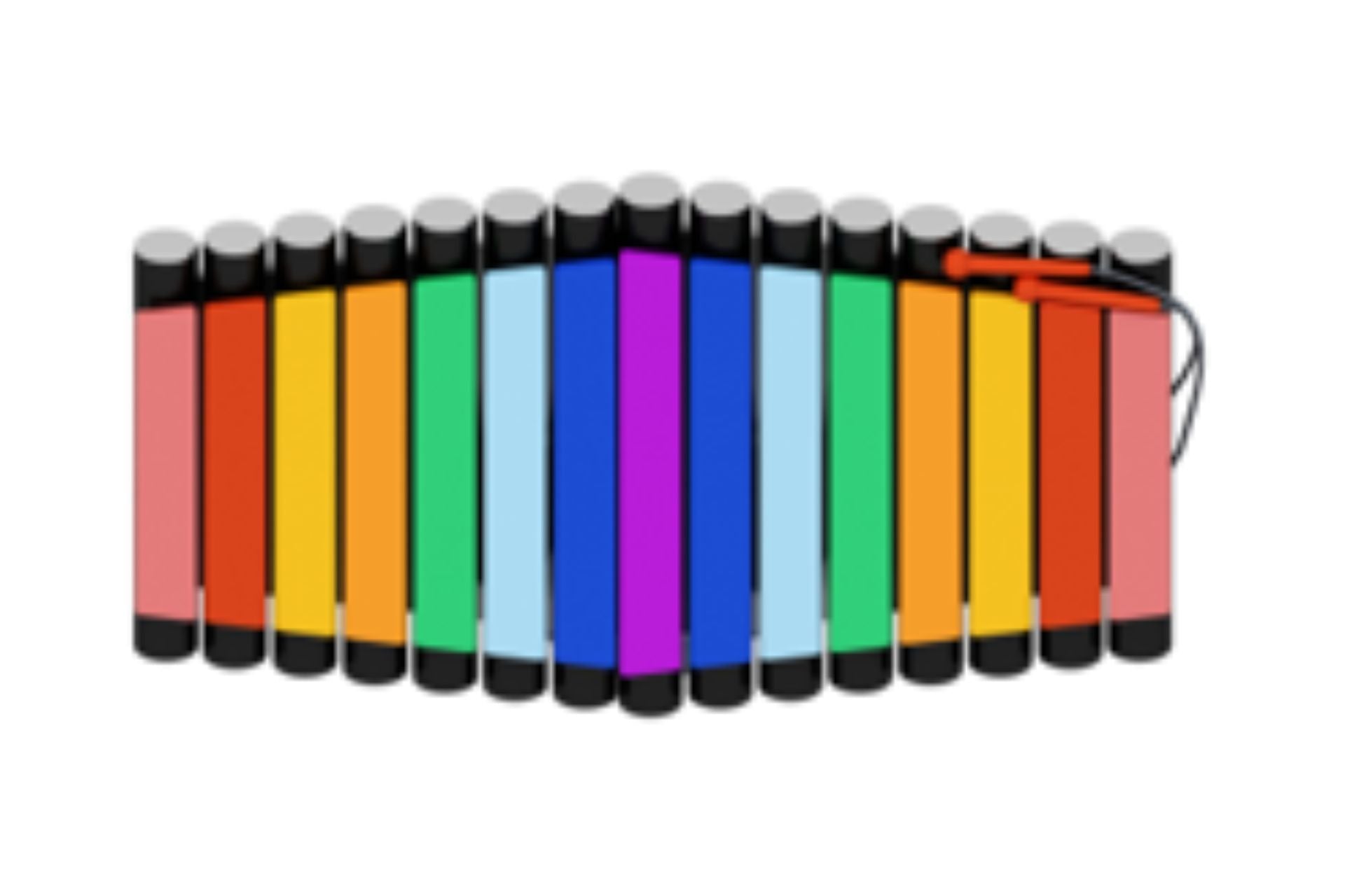 Split Rainbow Xylophone