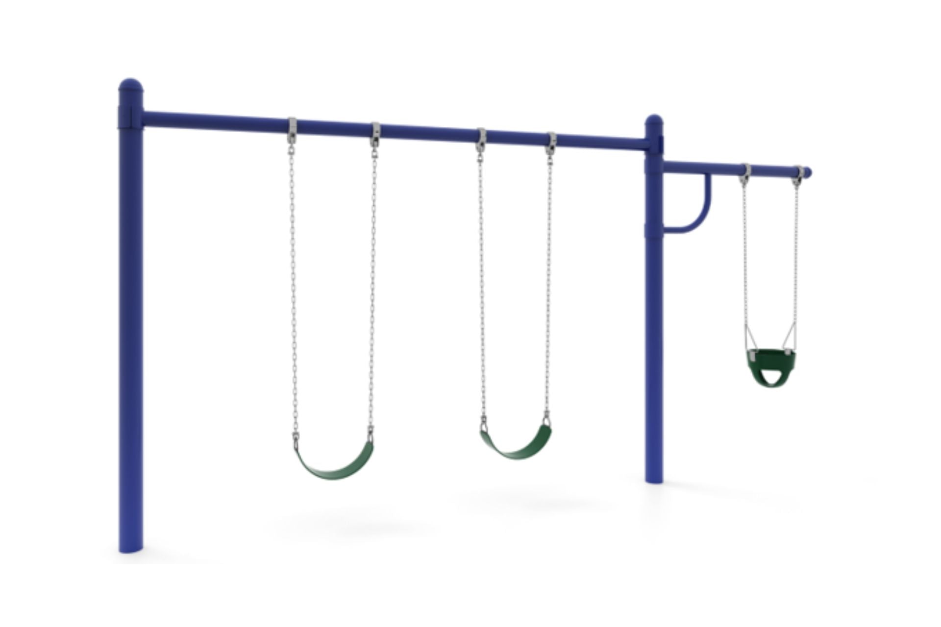 5 Inch Single Post Swing Set With Cantliver Arm