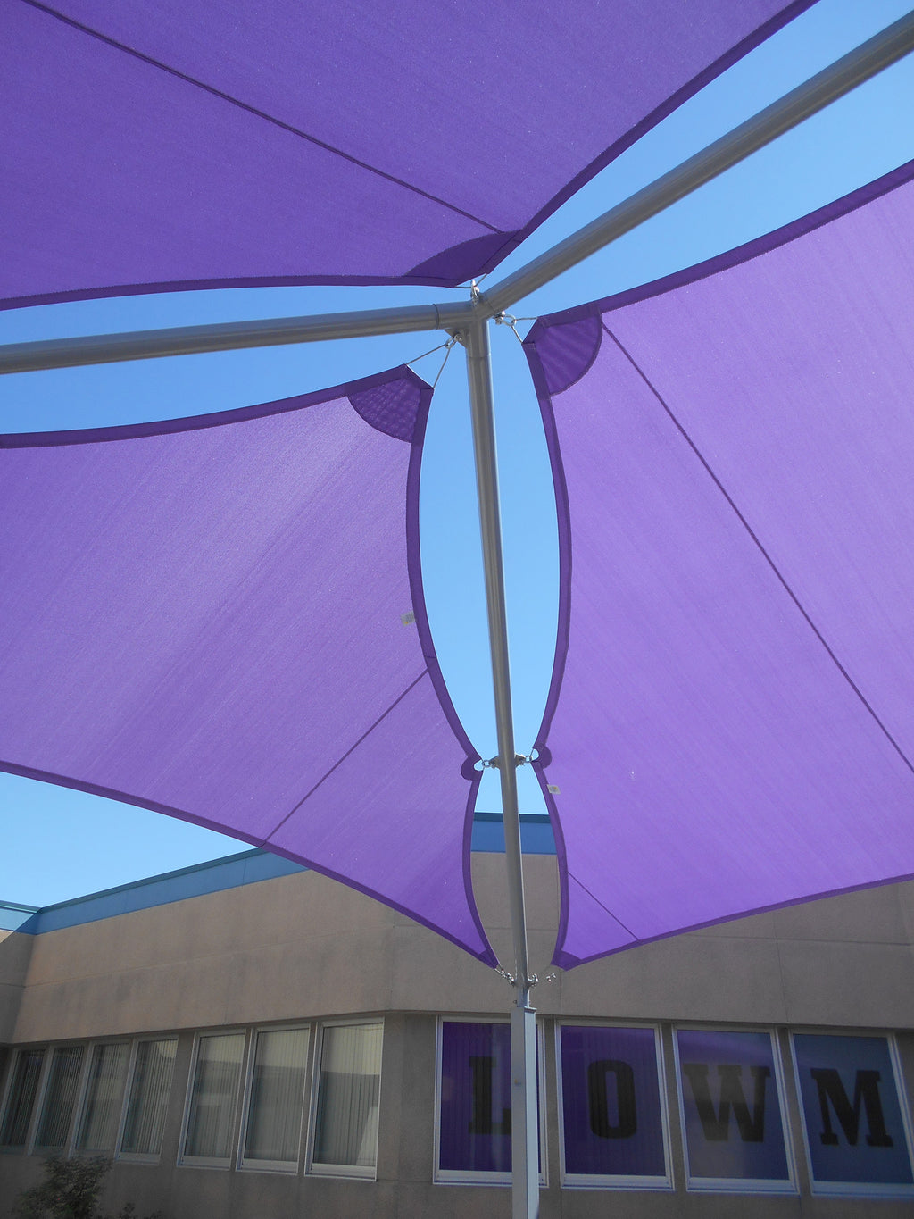 SuperSpan Hip Multi-Panel Shade Structure | WillyGoat Playgrounds