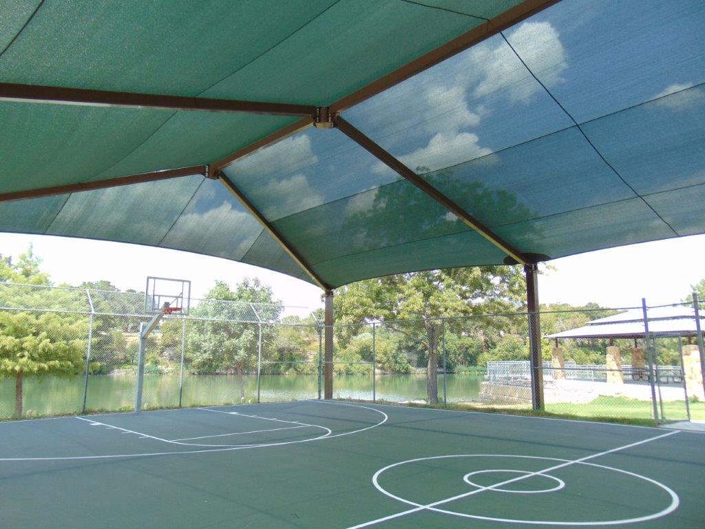 8 Post Extended Hip Shade Structure