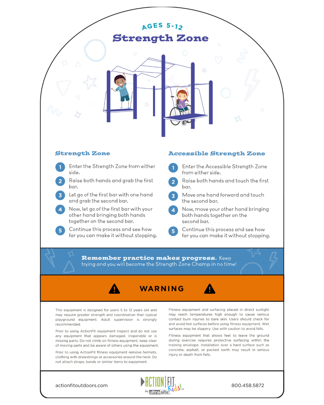 ActionFit Kids Accessible Strength Zone