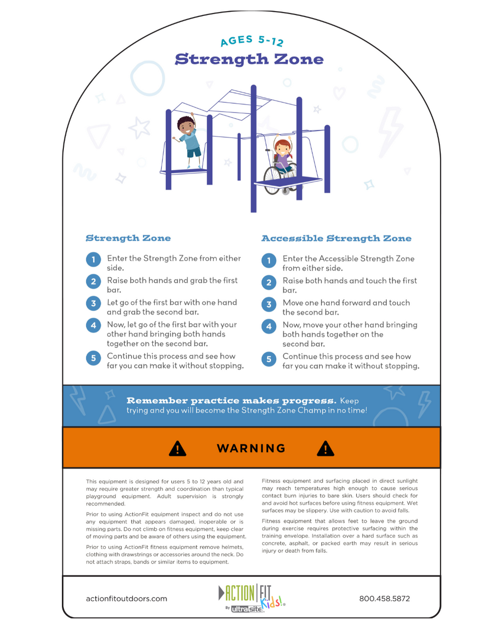 ActionFit Kids Accessible Strength Zone | WillyGoat Playgrounds