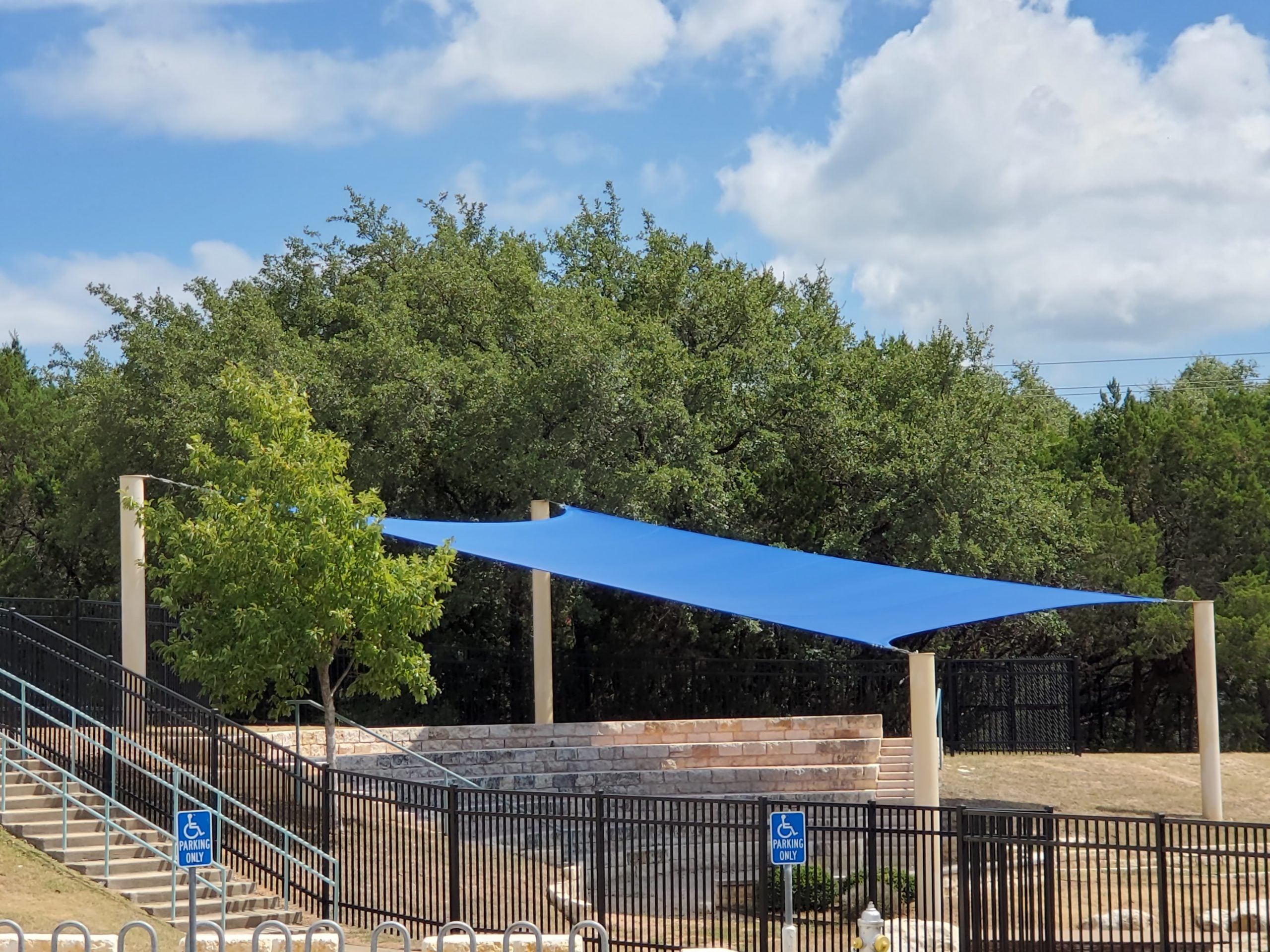 4 Point Sail Shade Structure