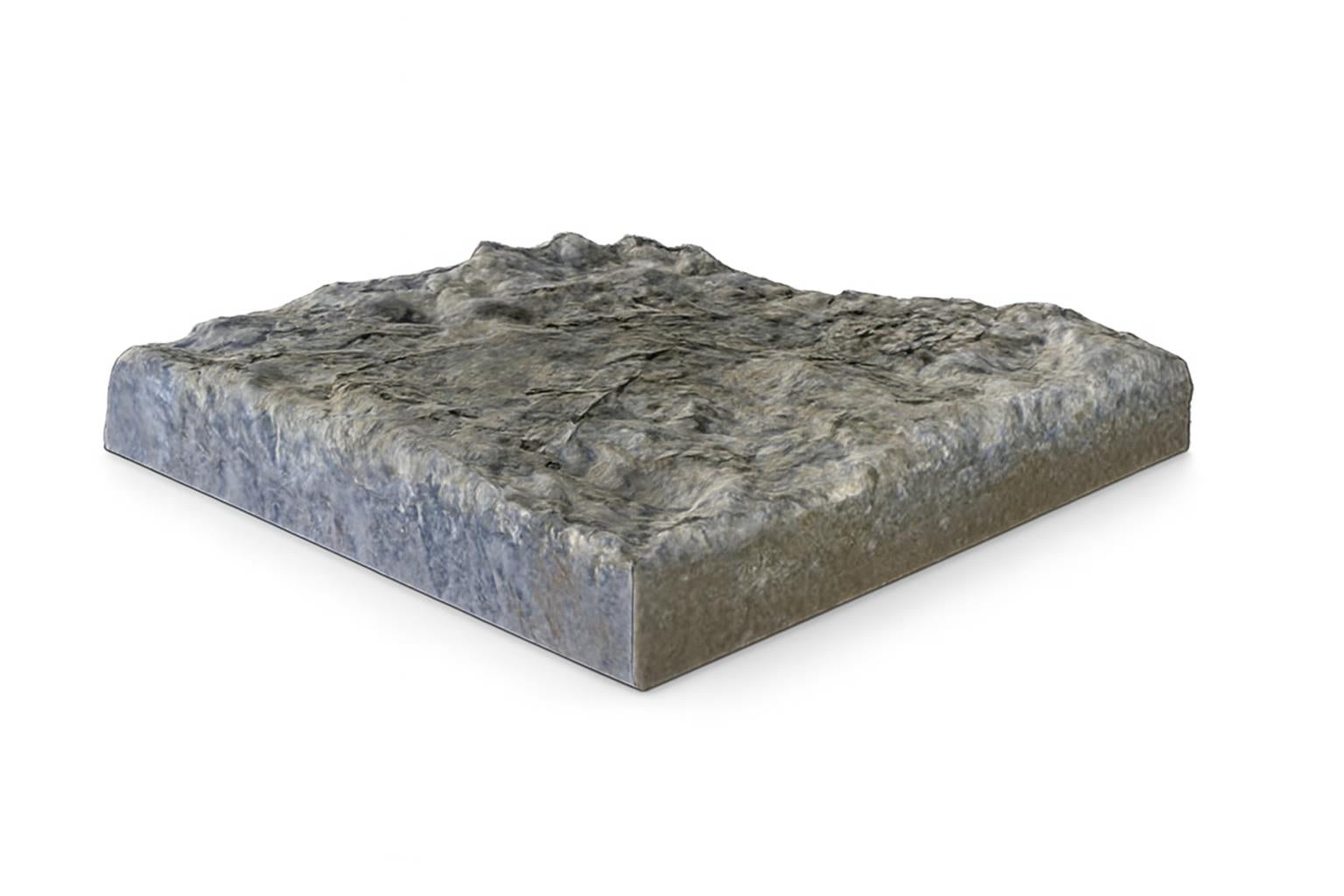 Modular Climbing Panel with rugged textured grey surface and varied colorful handholds for versatile climbing play areas