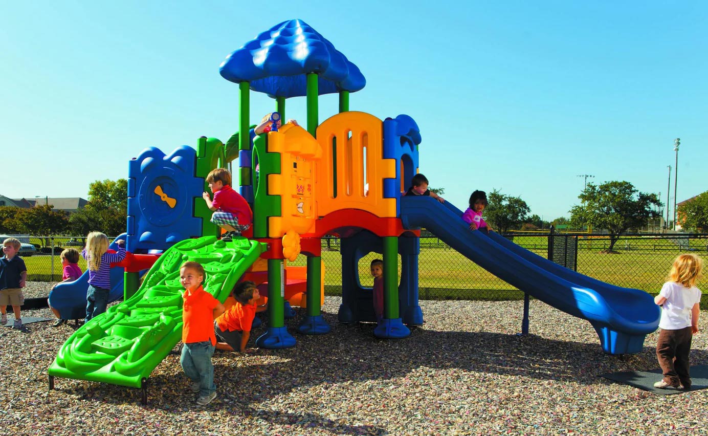 Toddler Discovery Playground Set at a Daycare
