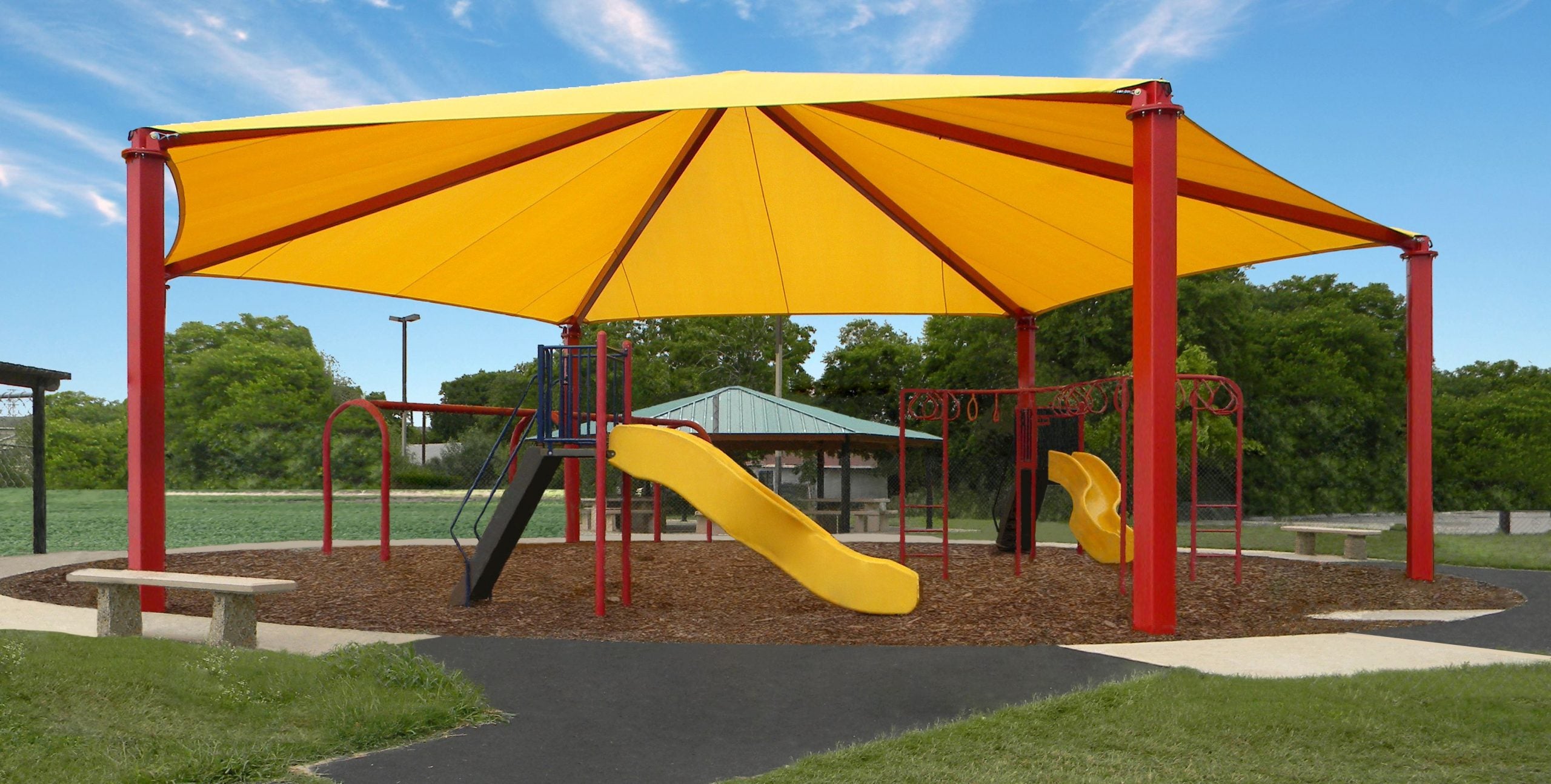 Hexagon Shade Structure
